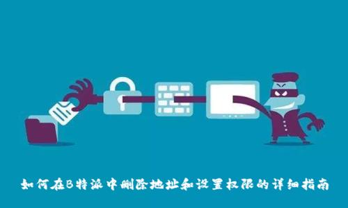 如何在B特派中删除地址和设置权限的详细指南