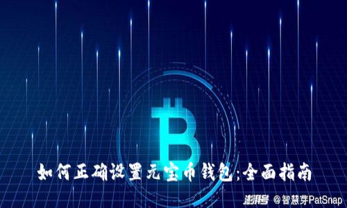 如何正确设置元宝币钱包:全面指南